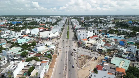 Đất nền MT QL50 trung tâm TP Gò Công, sổ hồng riêng, chỉ từ 650 triệu/nền